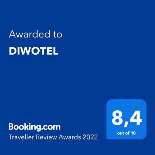 Booking.com Traveller Review Awards 2022 mit der Wertung 8,4 von 10